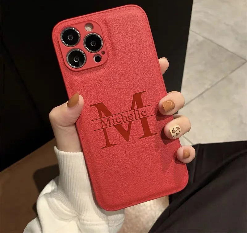 Personalized Leather Phone Case
