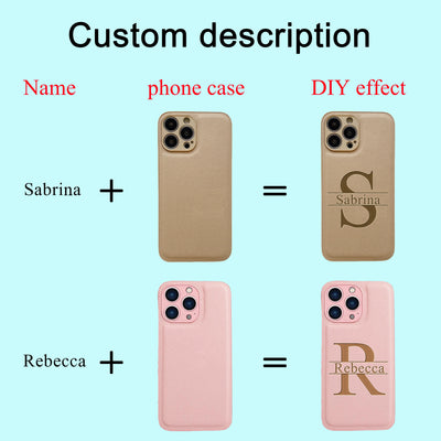 Personalized Leather Phone Case