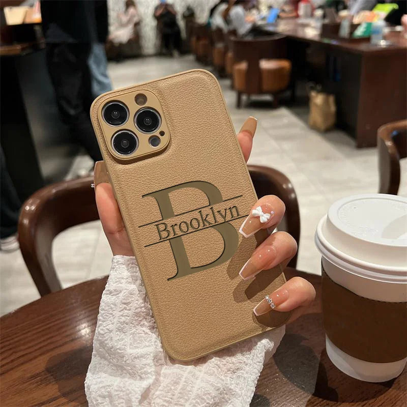 Personalized Leather Phone Case