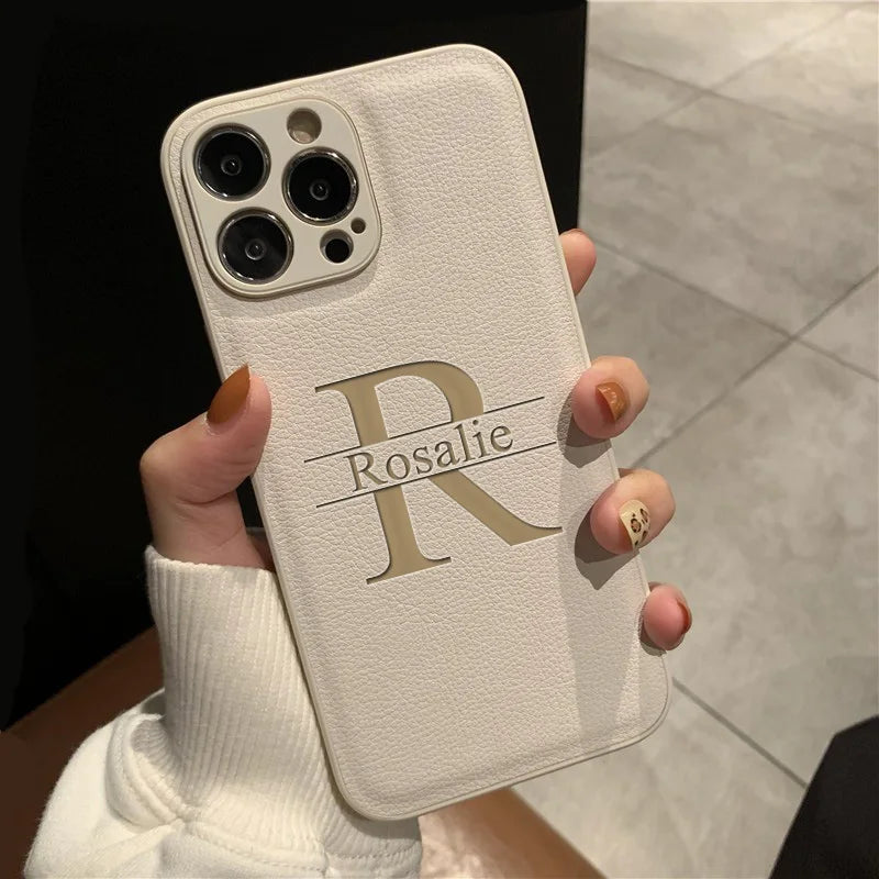 Personalized Leather Phone Case